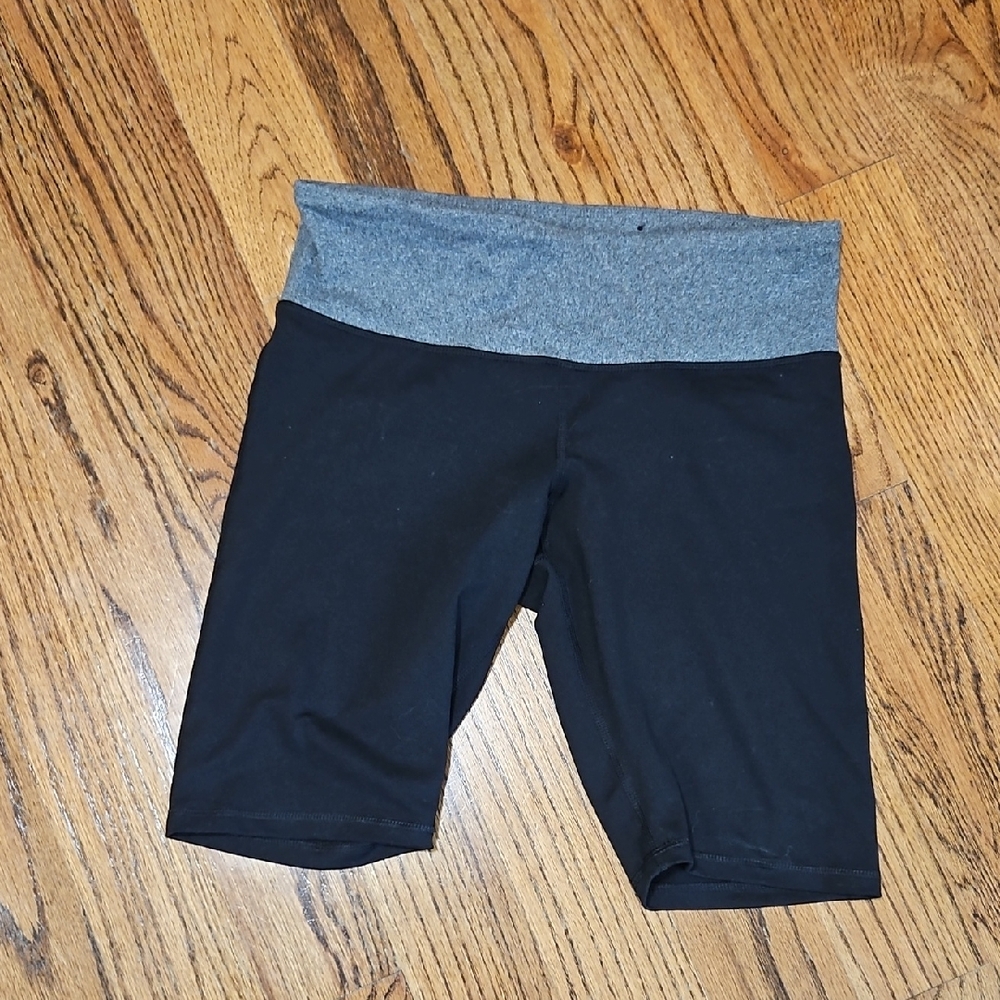 Champion Black and Gray Bike Shorts